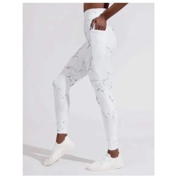 Buffbunny White Marble Elysium Leggings - Picture 2 of 12